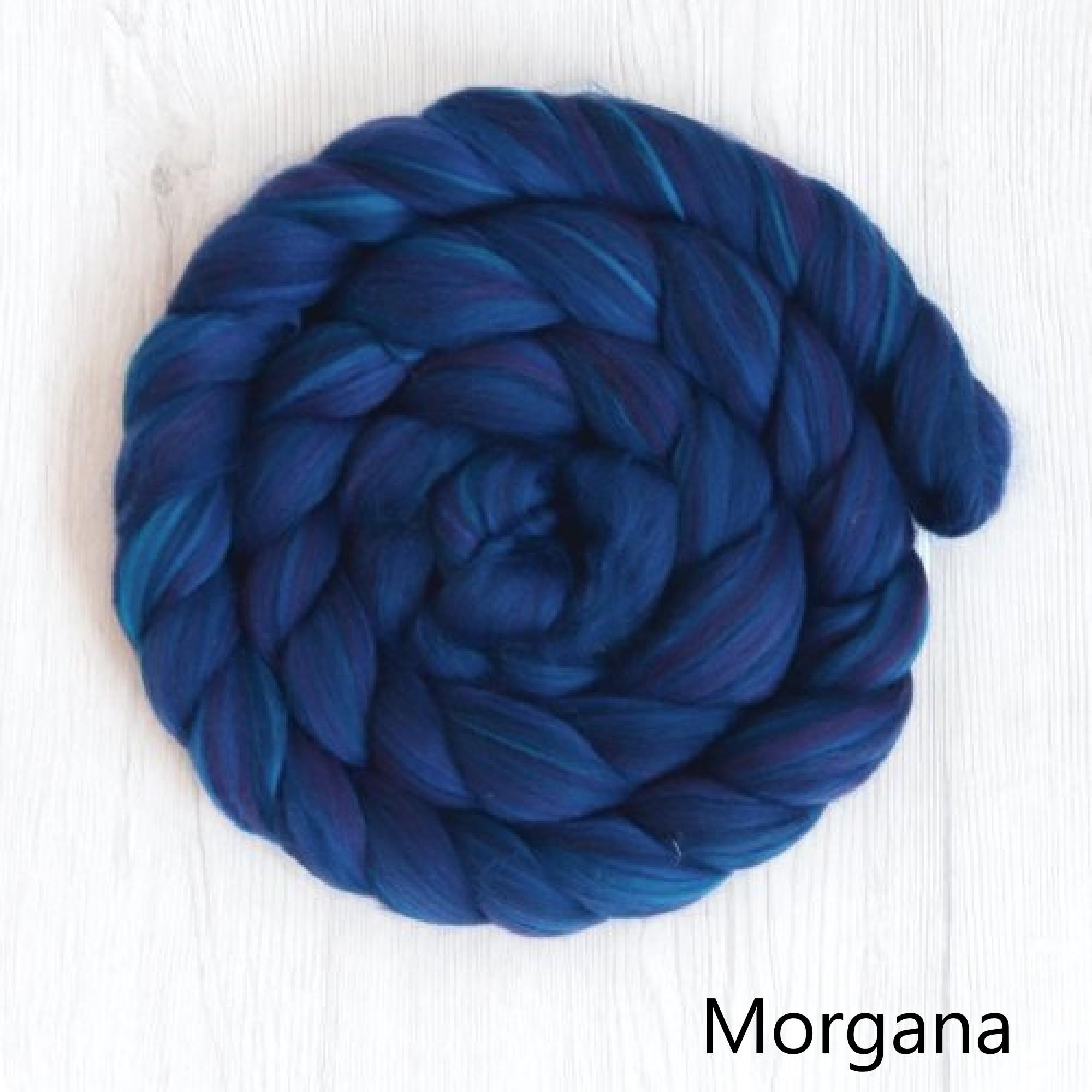 Morgana Merino and Silk Roving