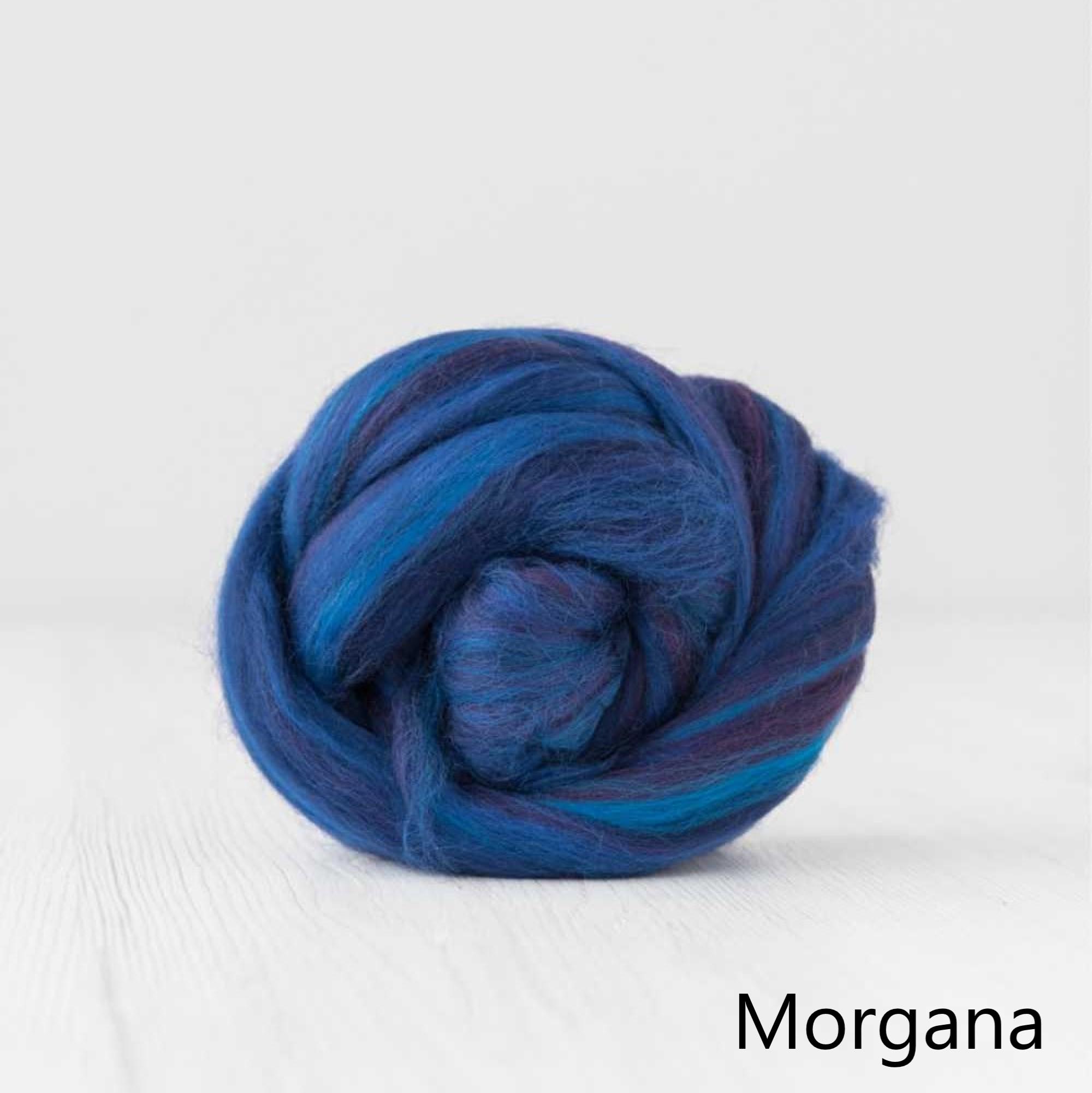 Morgana Merino and Silk Roving