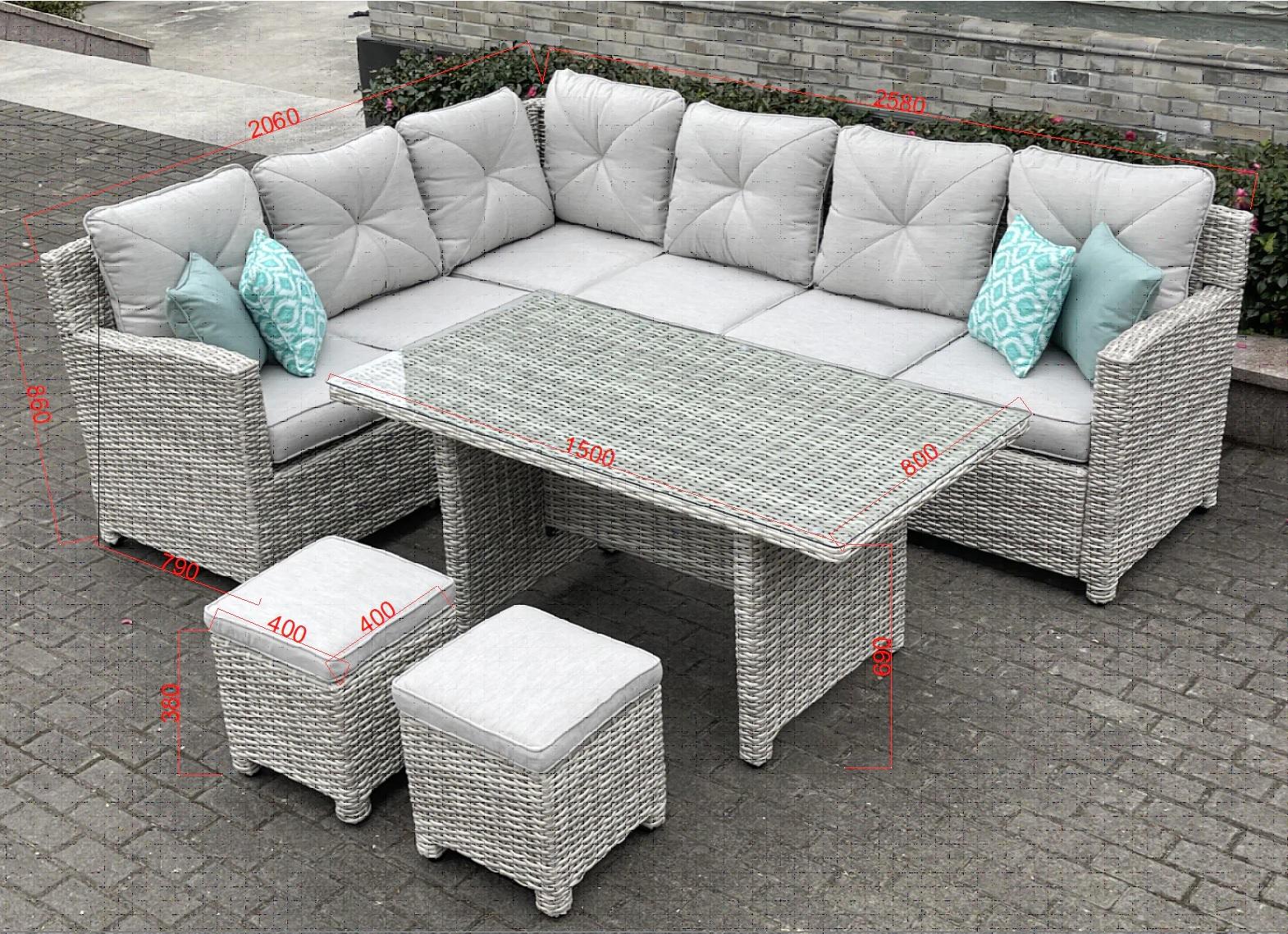 Heaven Rattan Luxury Corner Set