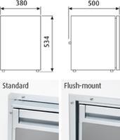 DOMETIC COOLMATIC CRD 50 Pull-Out Drawer Fridge/Freezer dimensions