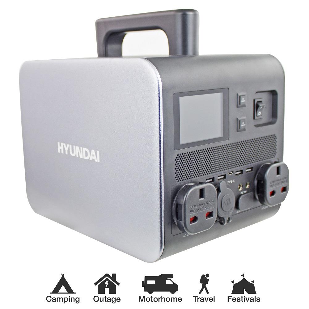 Hyundai HPS-600 Portable Power Station usage