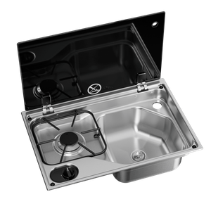 DOMETIC CVC 1525G Right Hand Combi With Glass Lid