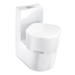 DOMETIC SANEO CW Revolving Cassette Toilet seat at angle