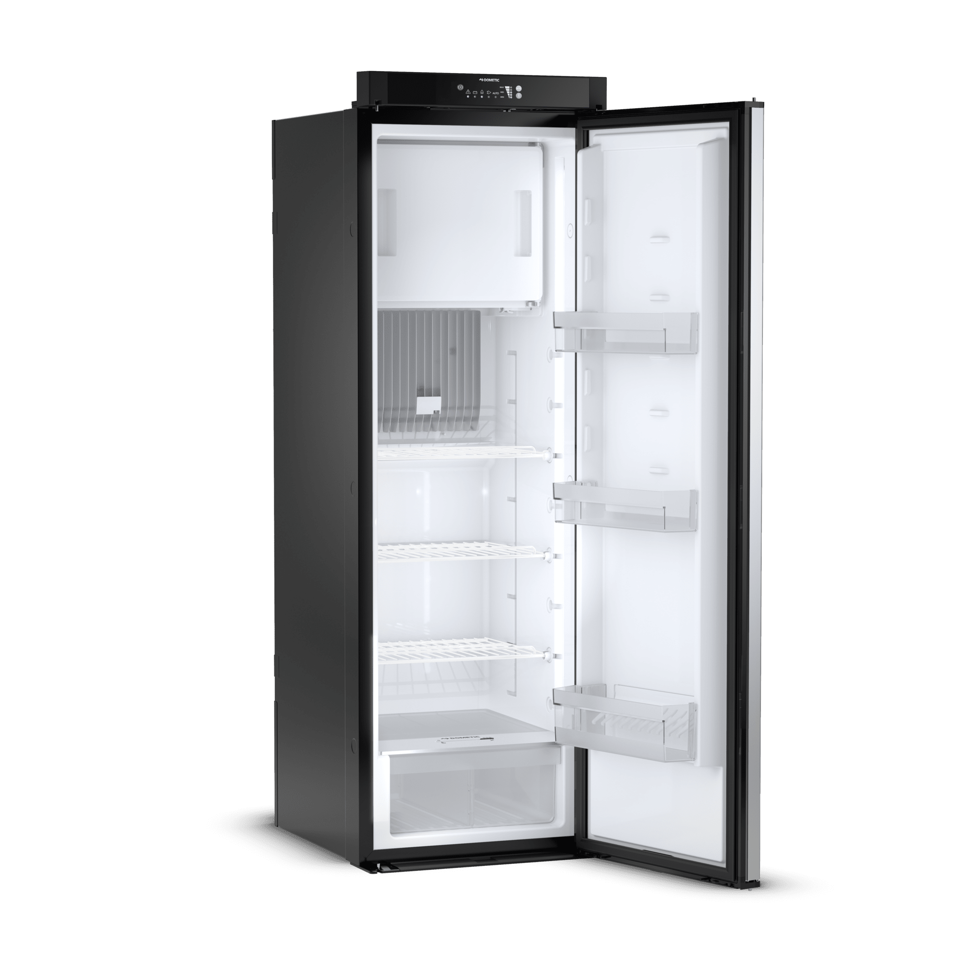 DOMETIC RML 10.4P Double Hinged Slim Tower Fridge Freezer Interior