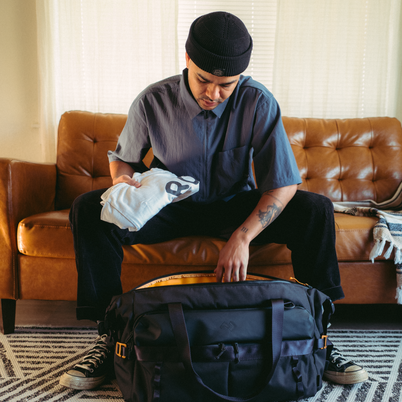 Dometic Unrestricted Duffle Bag in Use