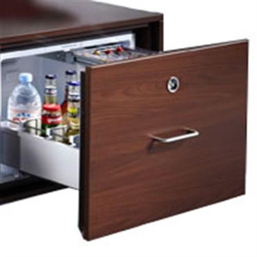 DOMETIC DM 50NTE Drawer MiniBar without decor panel and door lock open