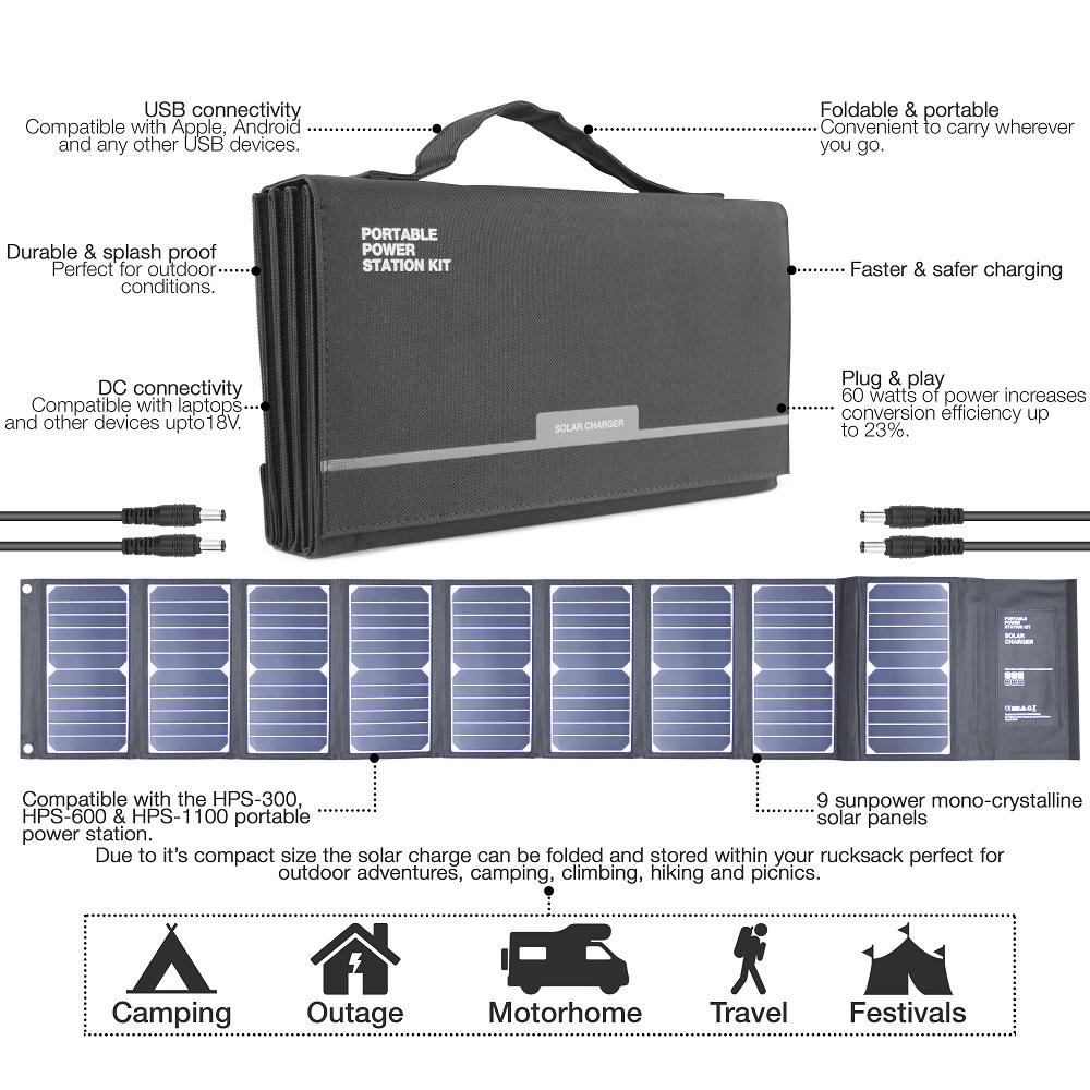 Hyundai H60 Solar Charger features