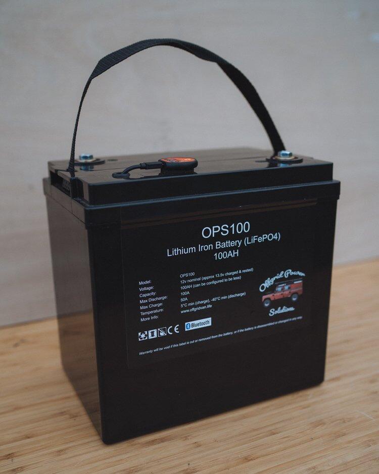 Offgrid 100Ah LiFePO4 12v Battery with Smart Battery Management