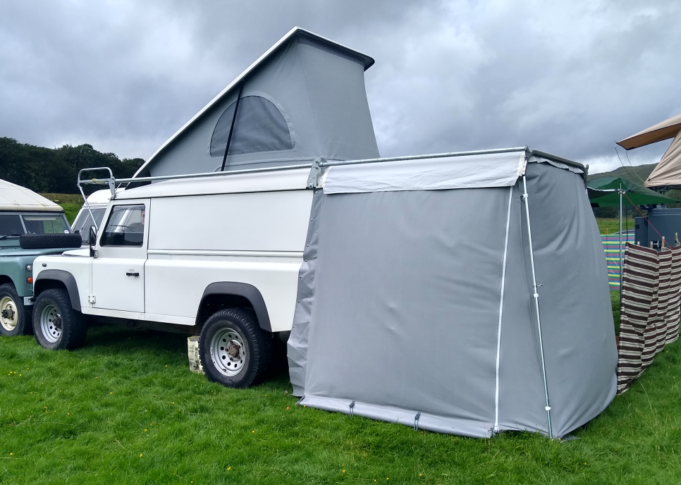 Land rover defender awning sale