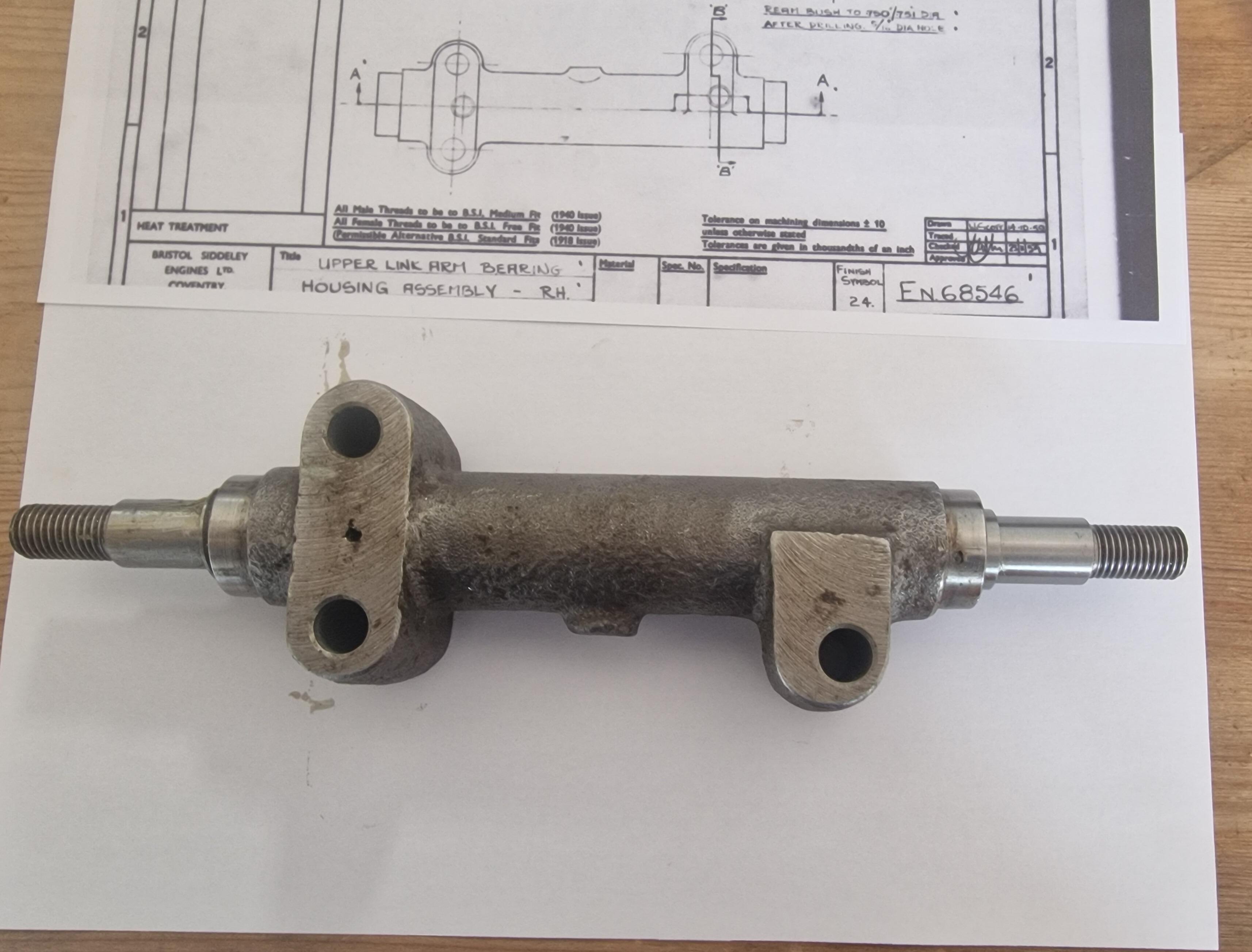 Bottom view of EN68546 with pin installed