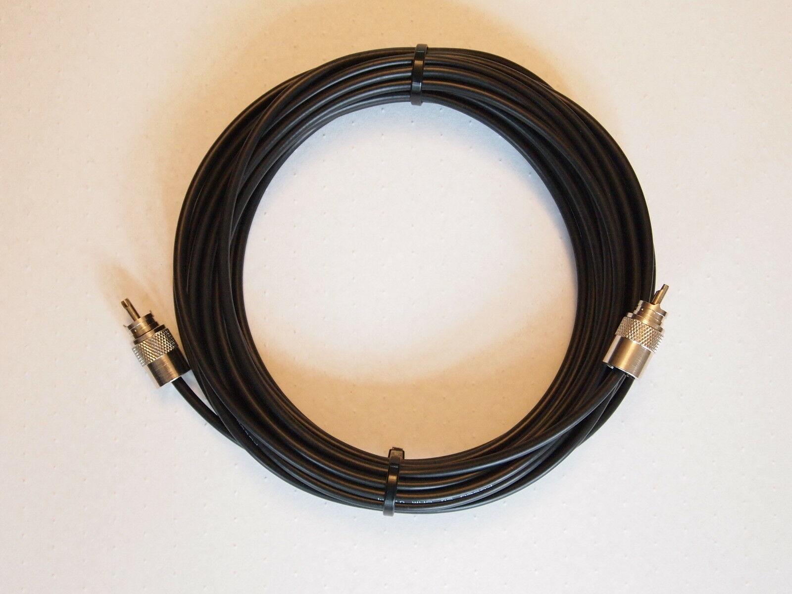 Sigma RG-58 Military Spec Coax cable 15 Metre Lead 2 x PL259 Male Connectors