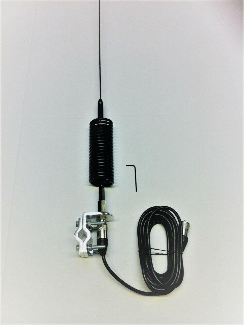 Sigma Mini Springer Stinger CB Antenna + 4 Bolt Bar 2 way Mirror mount Kit  CB Aerial