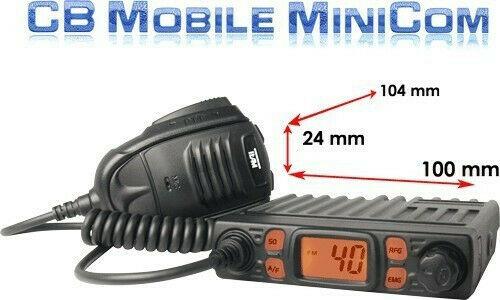 SIGMA Team CB Mobile MiniCom Full Multi Norm AM FM VOX + Cigar Lighter Plug