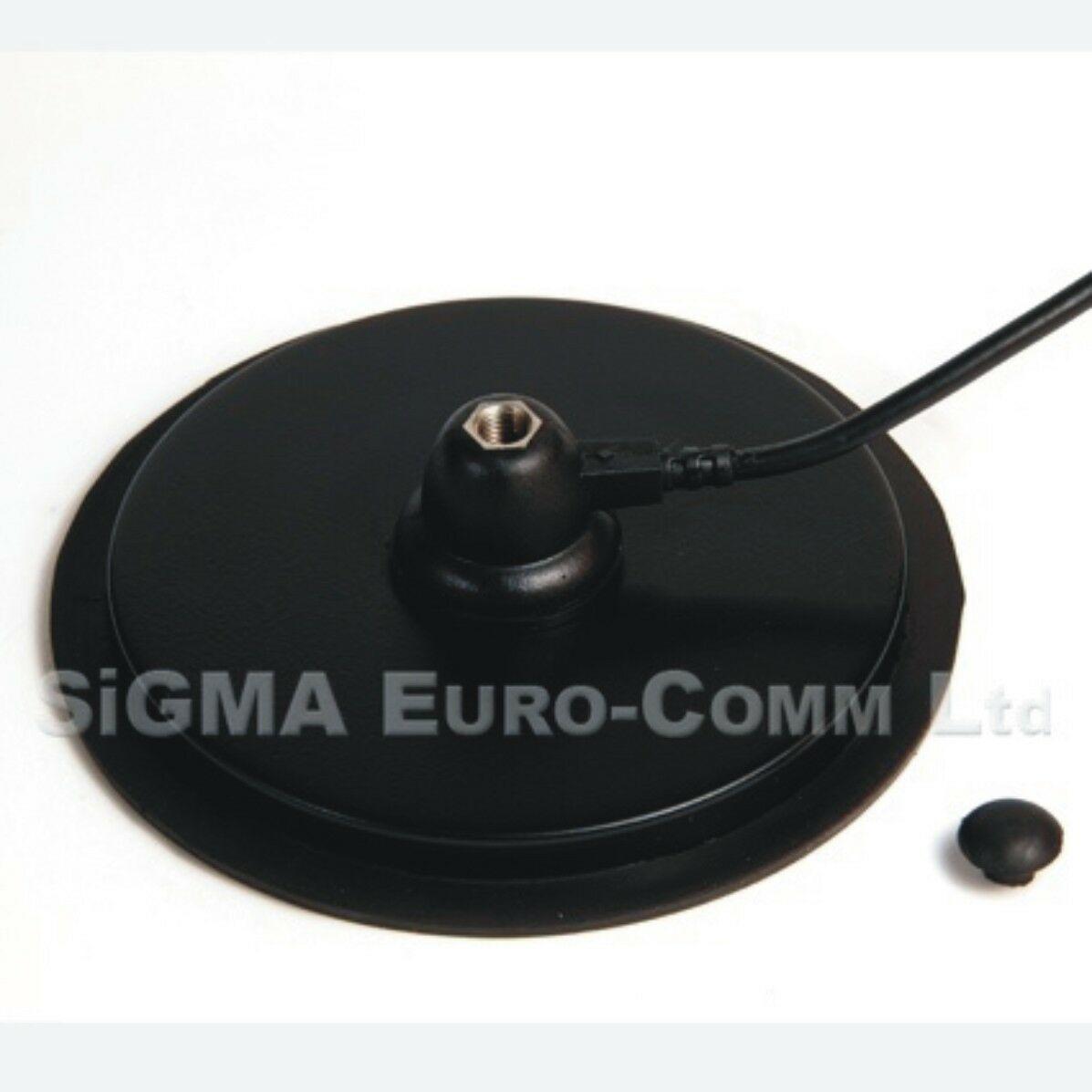 Sigma LARGE 160 MM Magnetic Mount 3/8 Fitting Rubber Boot  for CB & HAM