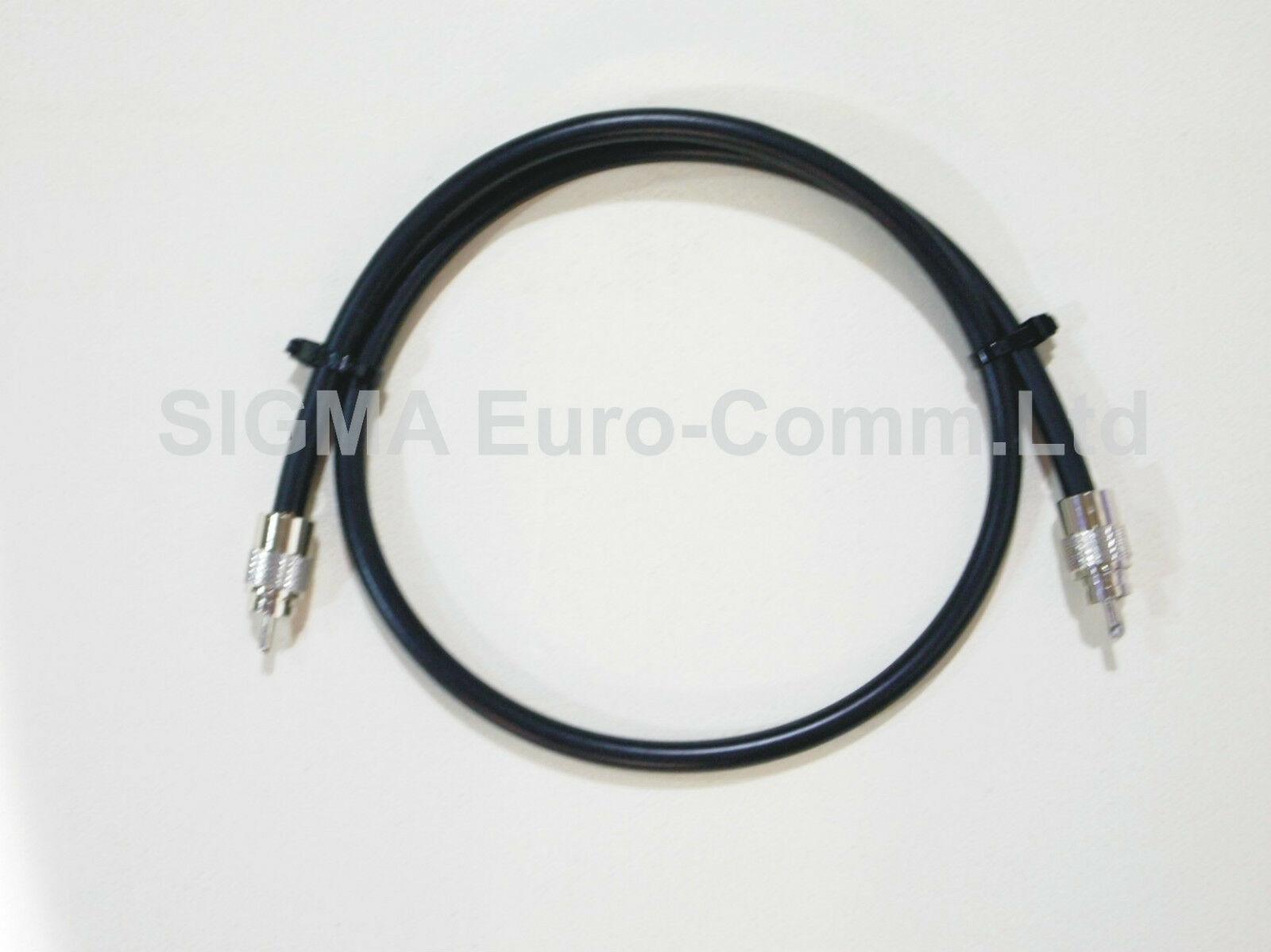 Sigma RG213 Patch lead 1m with 2 quality PL259 Connectors High Power CB Ham radio use