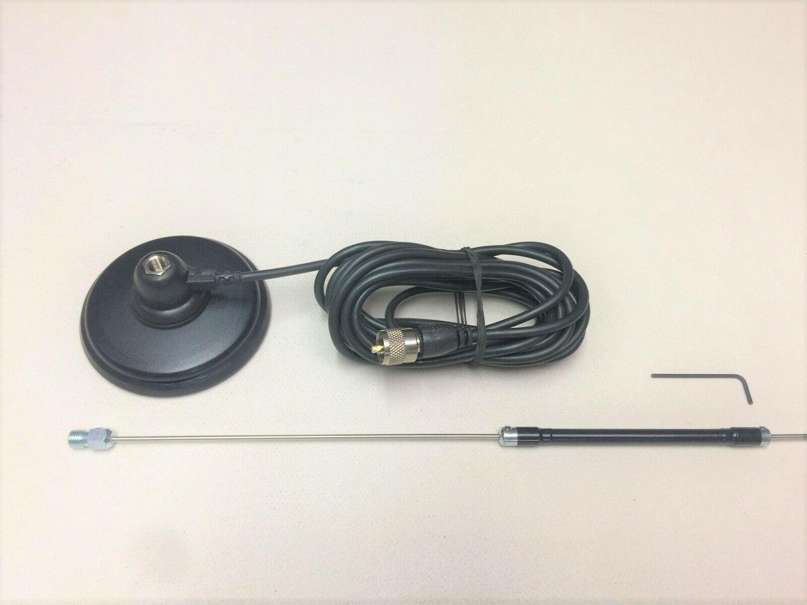 Sigma Centre Loaded Magnetic Mag Mount CB Antenna Aerial Kit Omni Directional