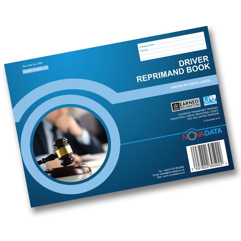 Driver Reprimand Book
