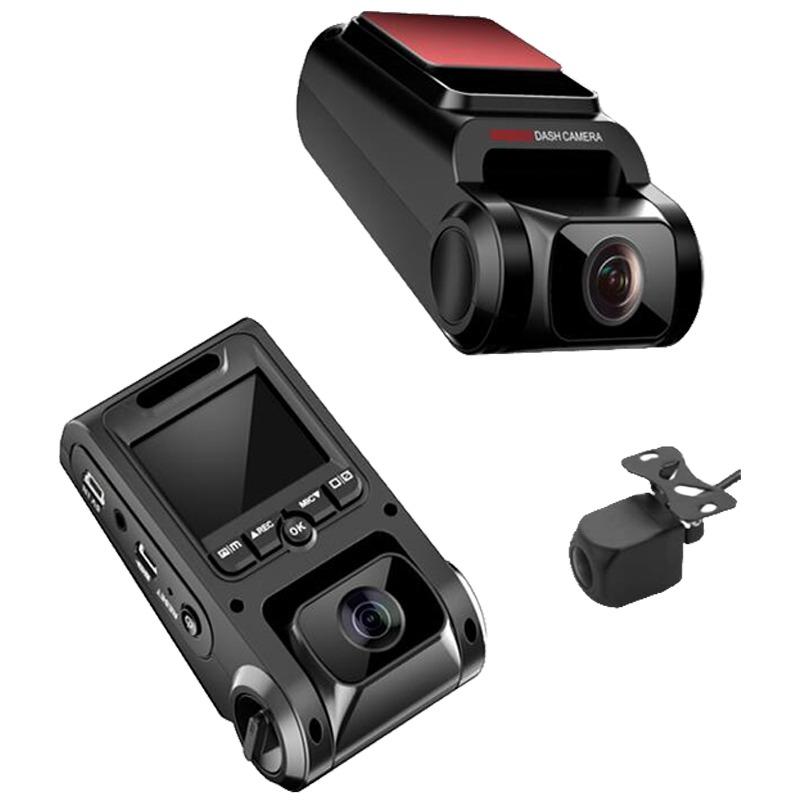 thumbnail interactive-video image 1 of Vimel 4K GPS Dash Cam With Front & Rear View, 360 WiFi, 128GB - For Taxi, Uber, Truck (LUXX8) 1 of 3