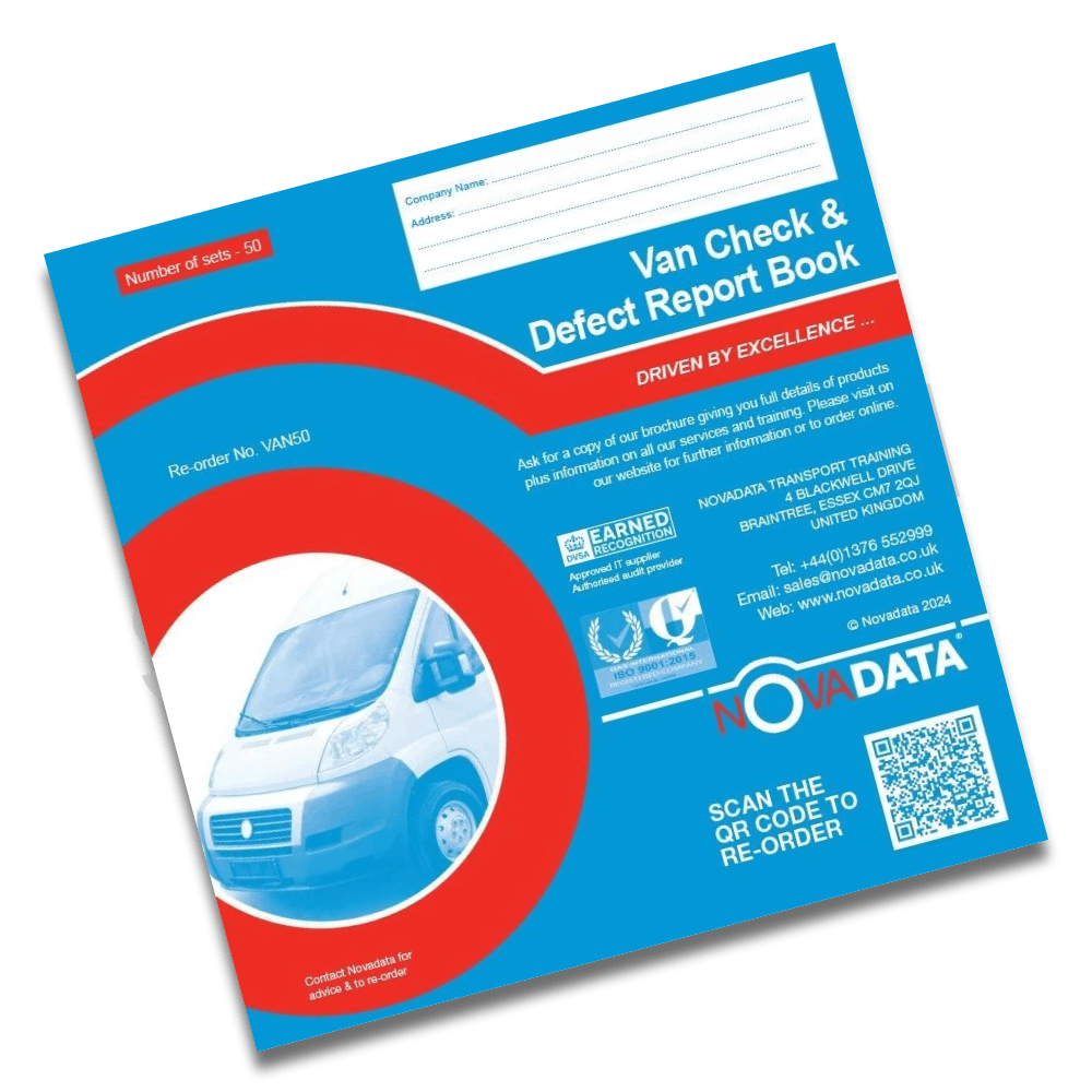Van Drivers Daily Check & Defect Book