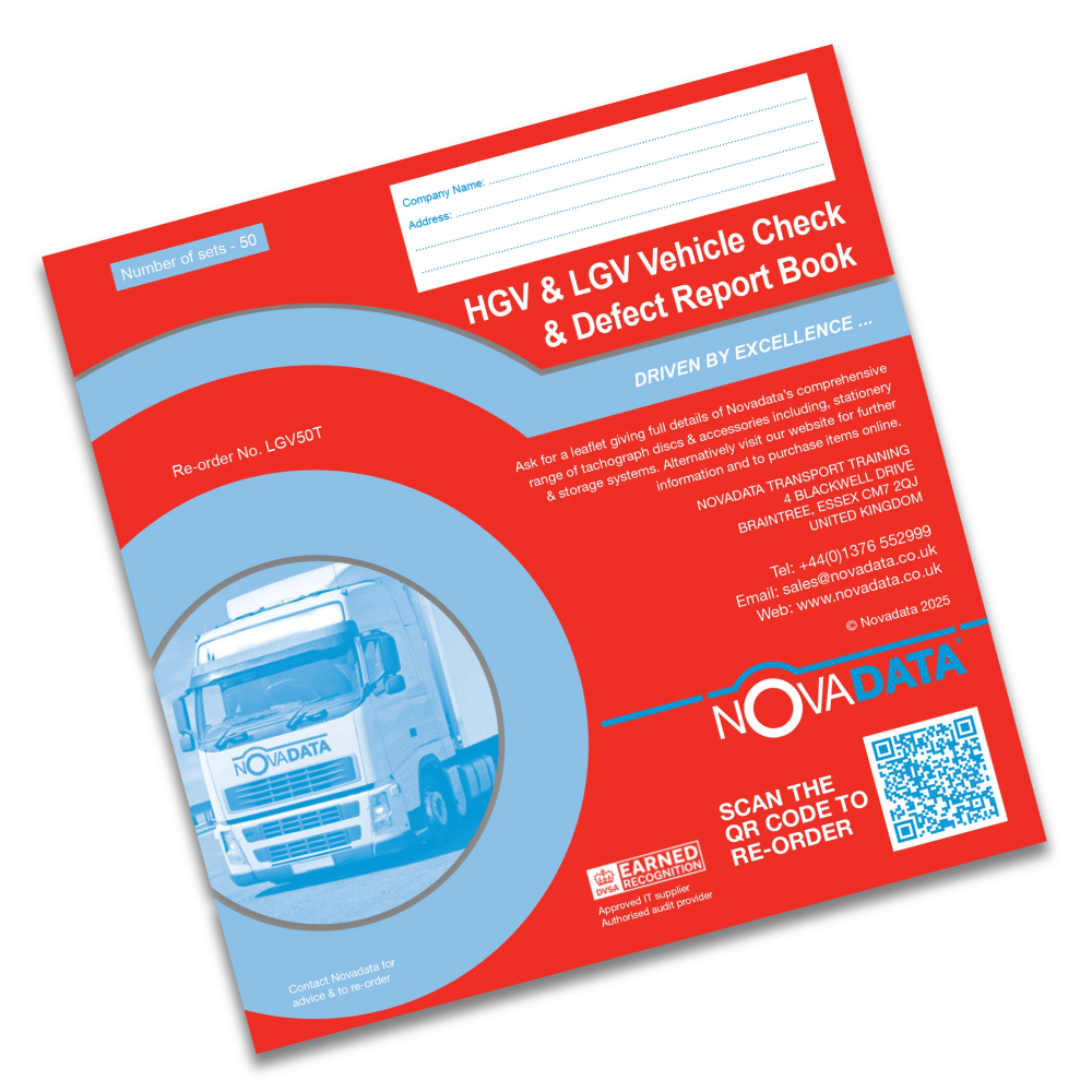 Vehicle Check & Defect Report Book - HGV & LGV - Triplicate