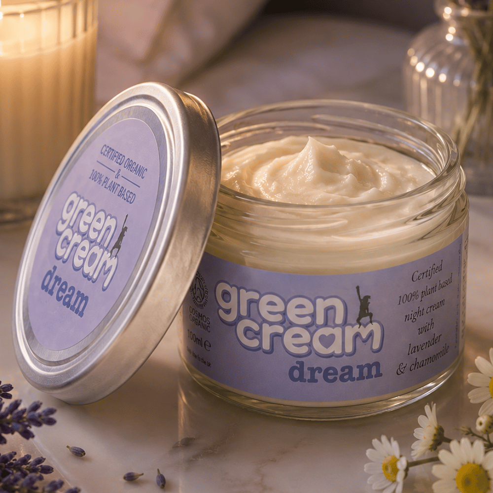Green Cream Dream Organic Night Cream | Lavender & Chamomile