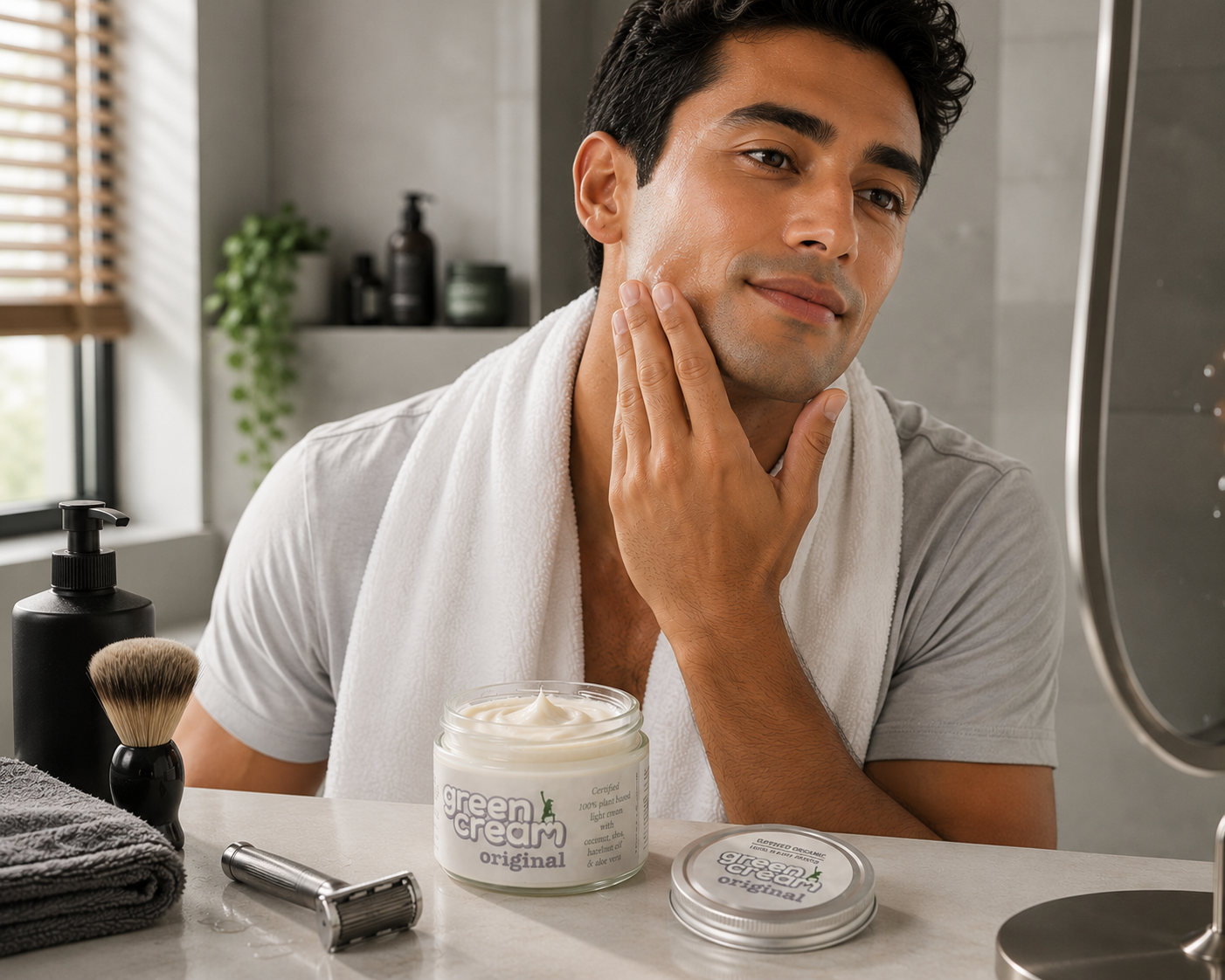 Green Cream Original Organic Moisturiser | Face, Body & Hand Cream
