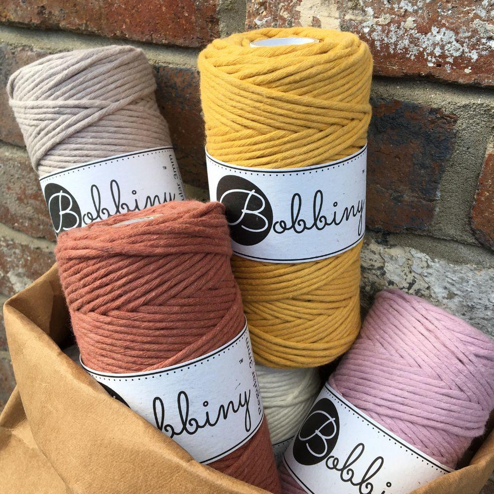 Bobbiny Macrame Cord UK, Bobbiny Cotton