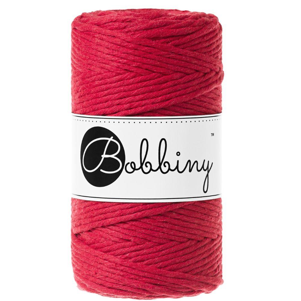 3mm classic red bobbiny cord