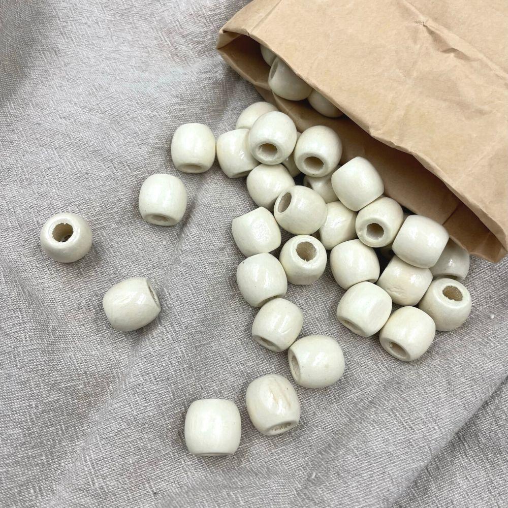 macrame large hole beads