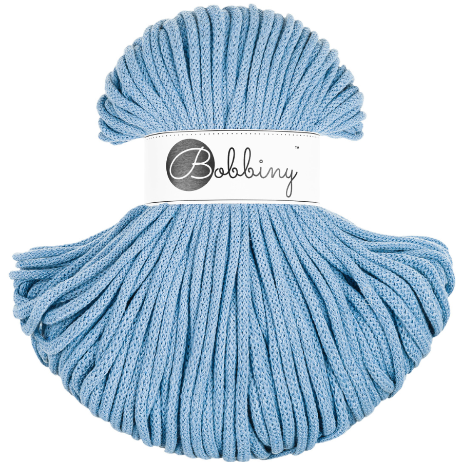 Bobbiny - 5mm Premium Braided Cord for Macrame and Crochet - 100m X 5mm