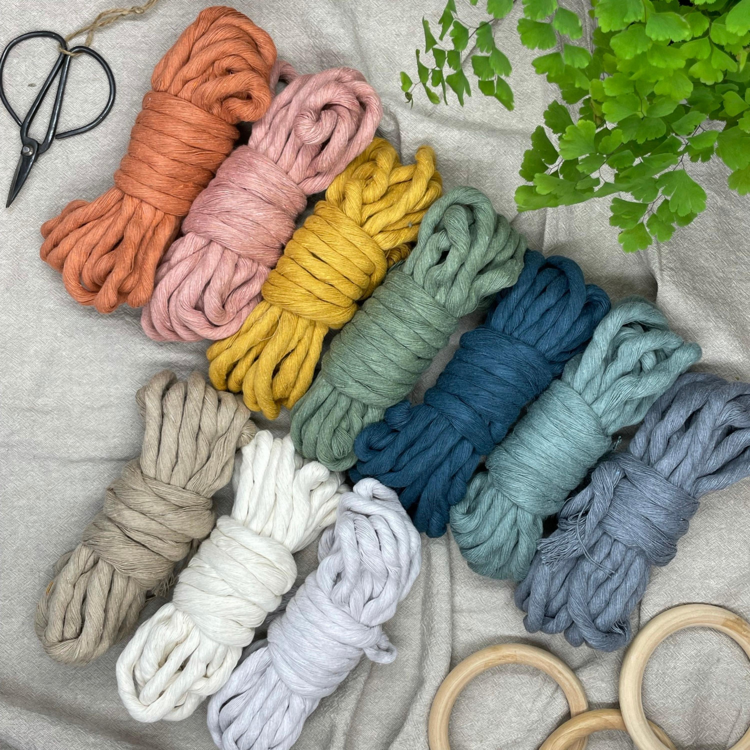 BOBBINY 9mm Single Twist Macramé Cord