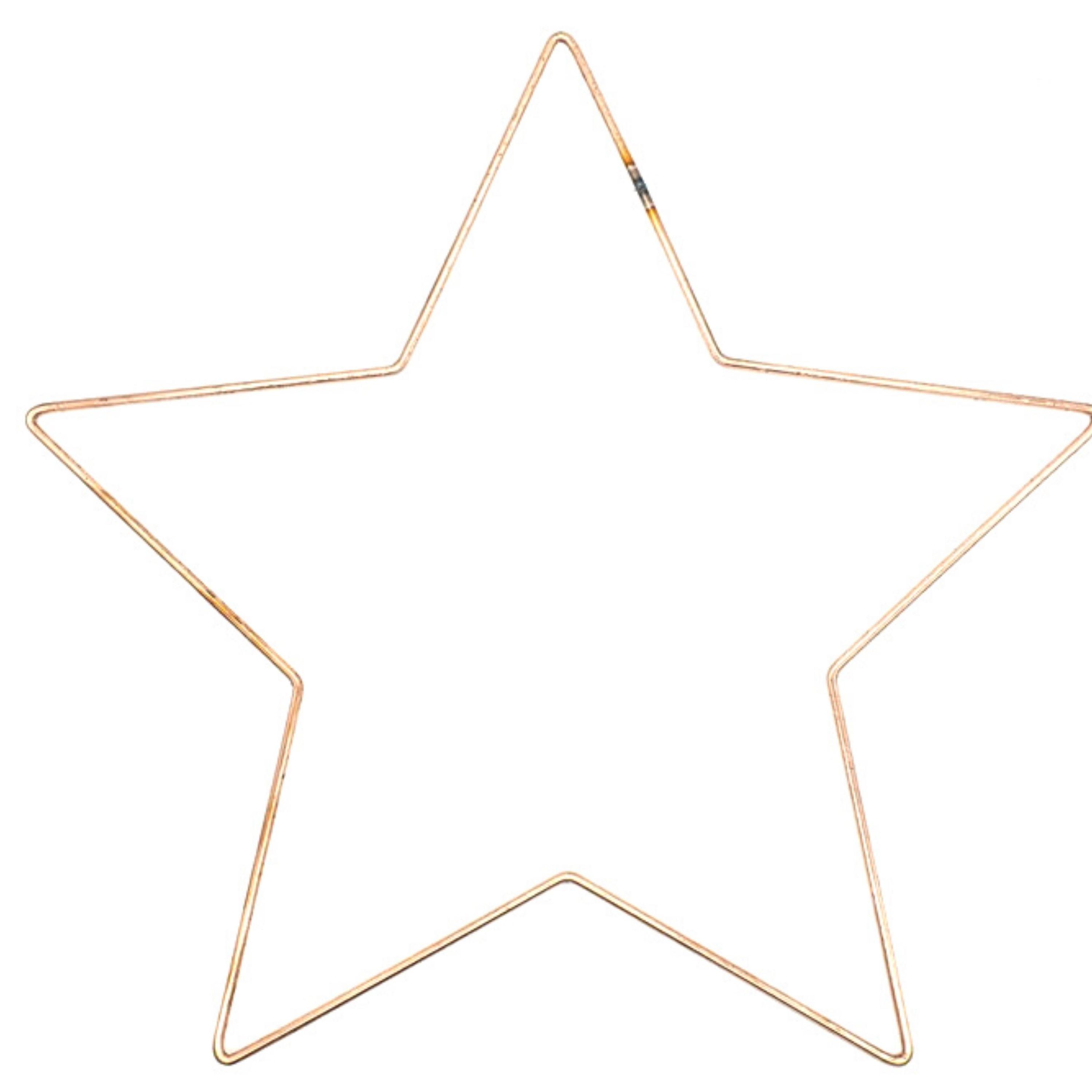 16" metal wire star
