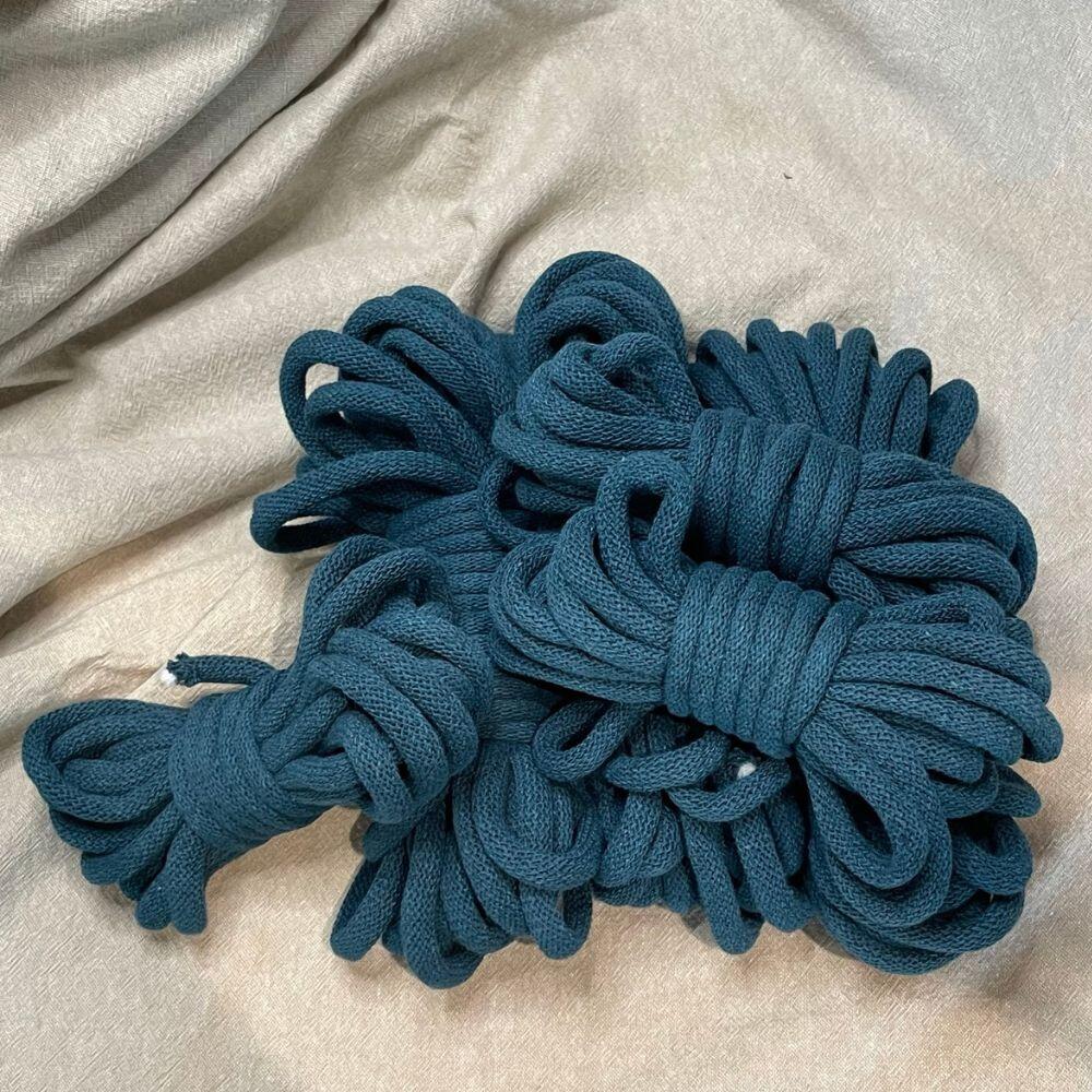 Perfect Blue cotton cord 9mm jumbo 100m