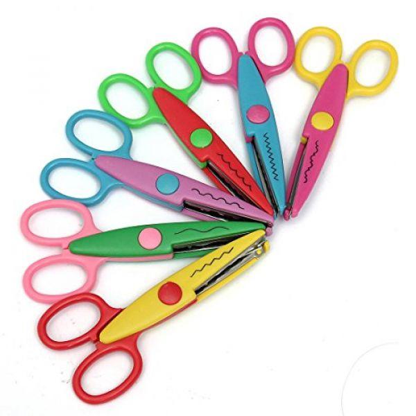 Paper Edge Scissors Set of 6 Different Patterns Craft Scissors for  Teachers, Scrapbooking, Album, Kids, Arts