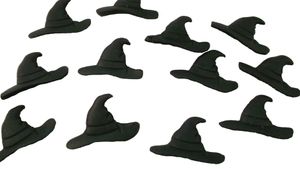 18 Small Witches, Harry Potter Hats Halloween Vegan Cupcake Toppers