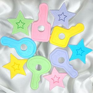 Unique life sized Teething Ring Star Set Cake Toppers
