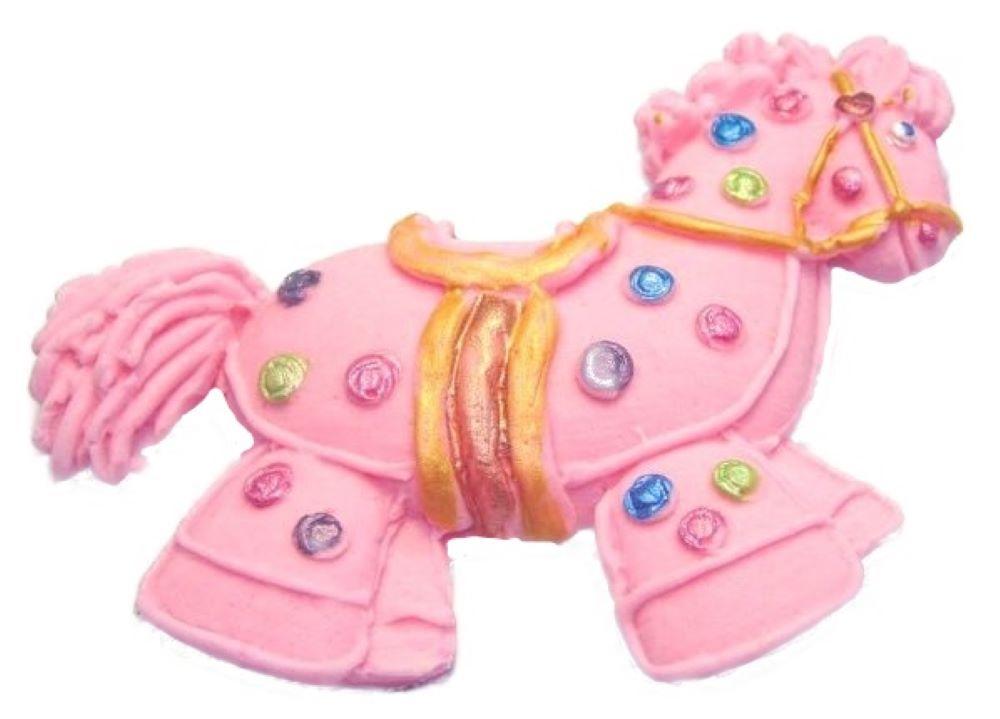 1st Birthday Cake Topper Vegan Cake Decoration Pink Hobby Horse