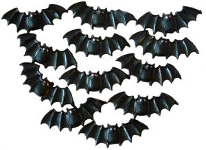 18 Small bats Halloween Trick or Treat Vegan Cupcake Decorations Bats