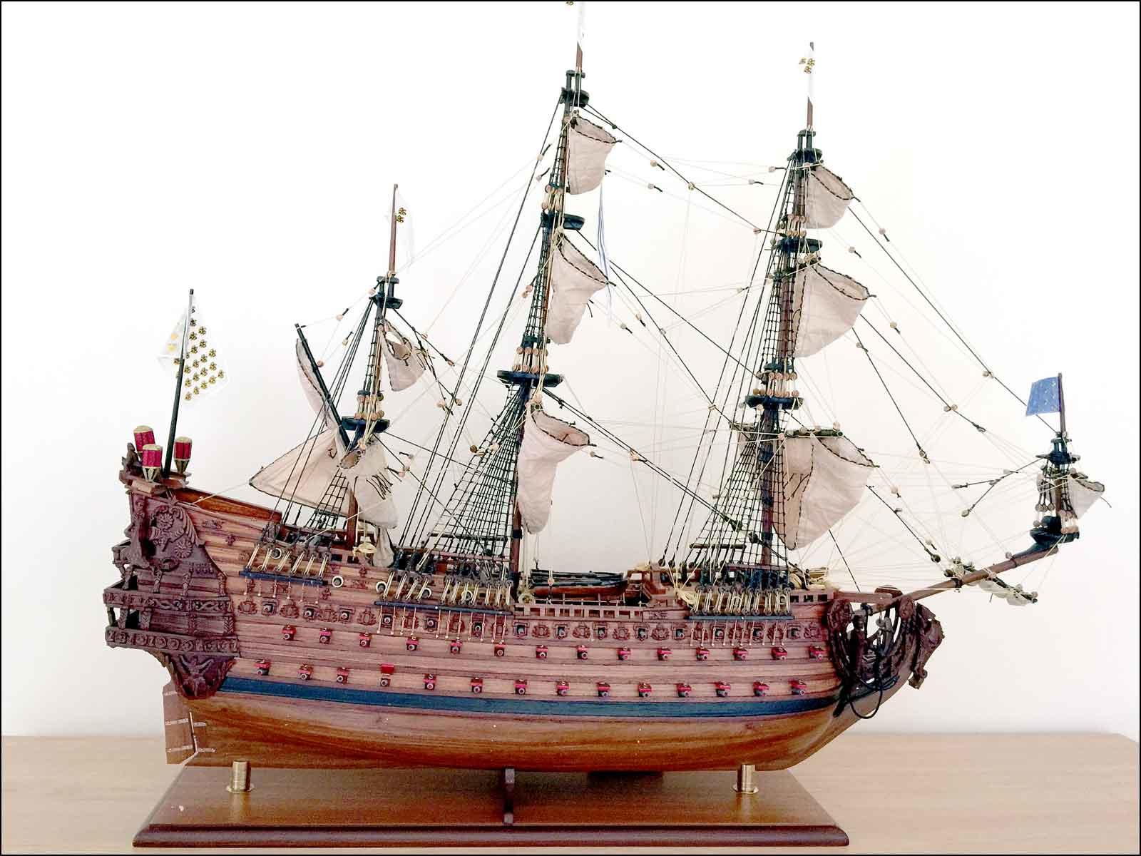 museum quality ship model Le Soleil Royal