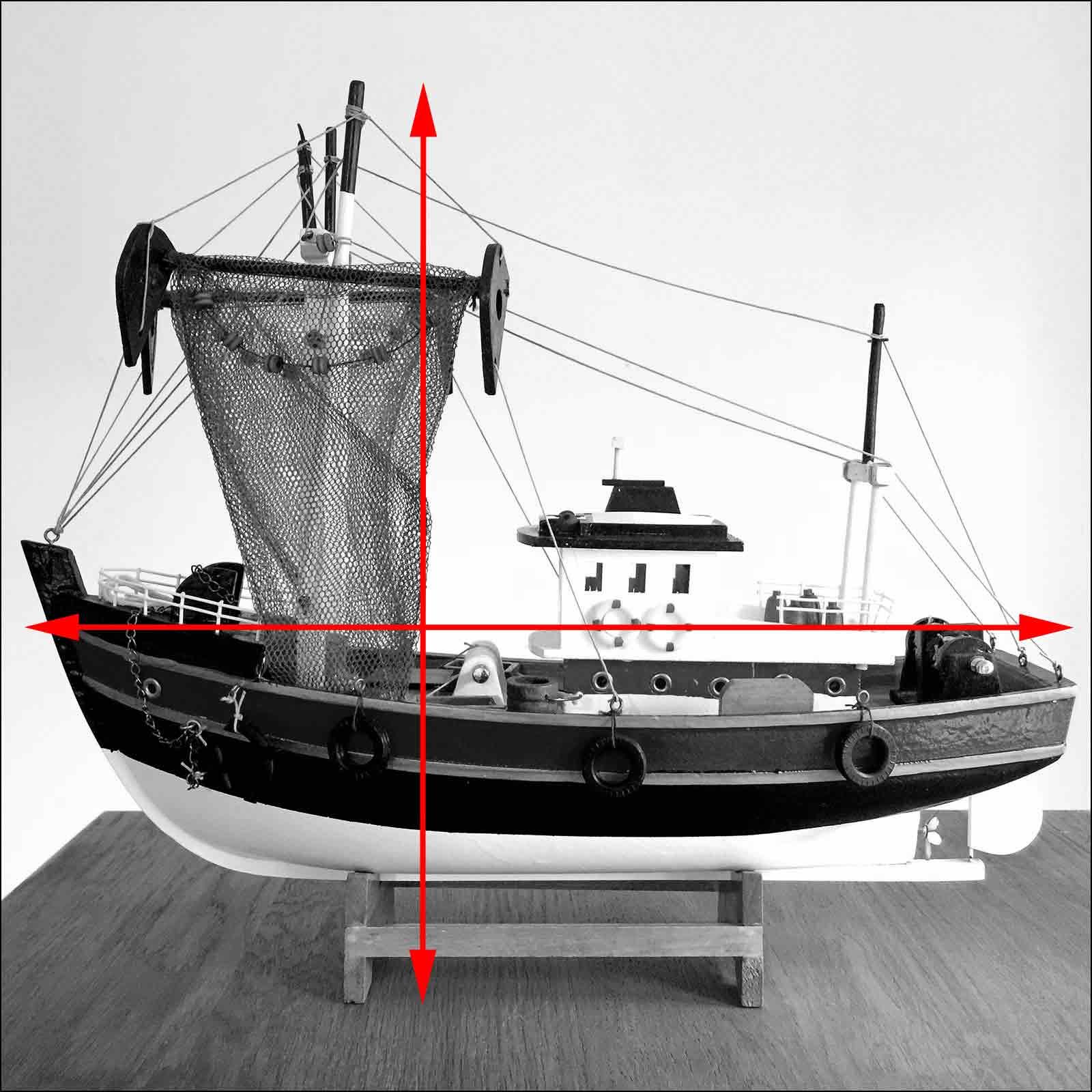 modern fishing trawler model