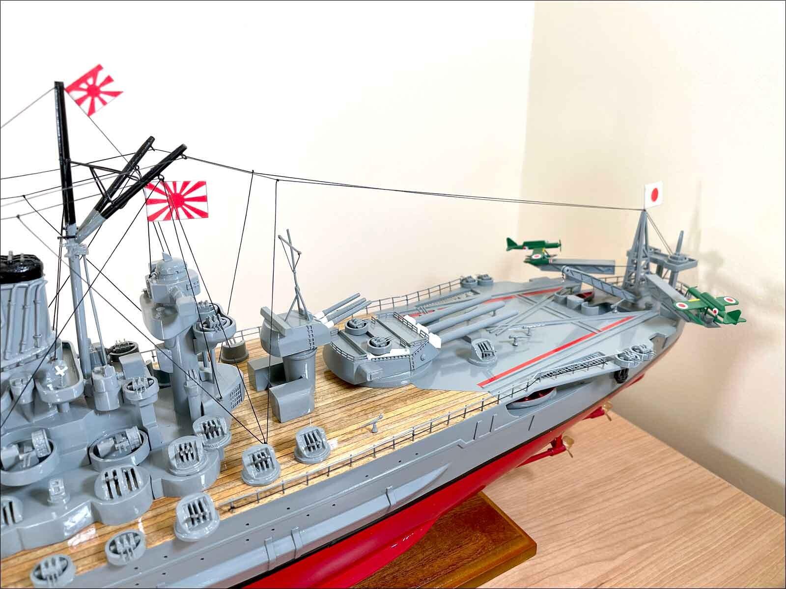 Japanese battleship Yamato model