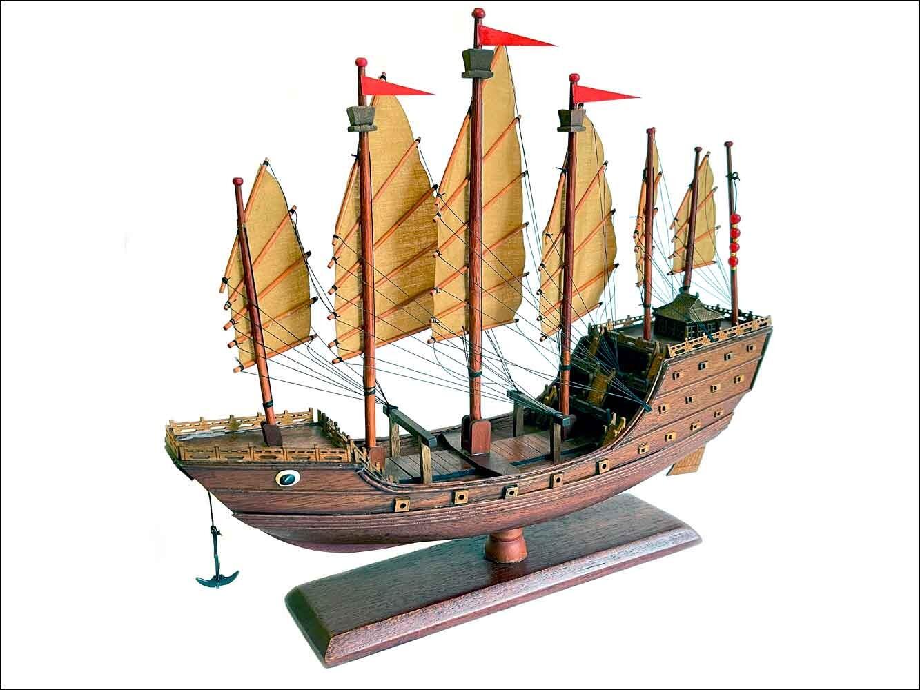 Junk model boat Chinese ship