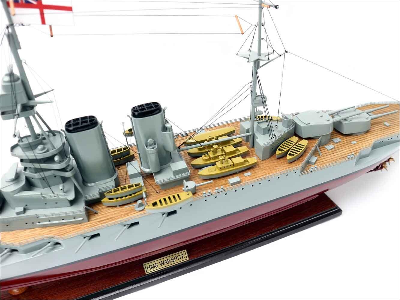wooden HMS Warspite model for sale