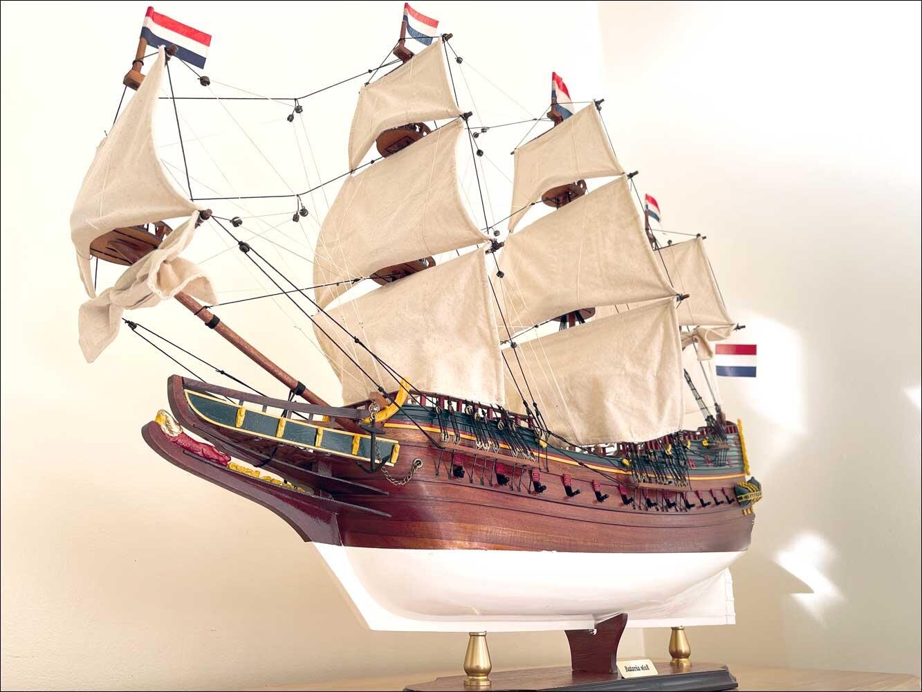 Display model ship Batavia in large scale