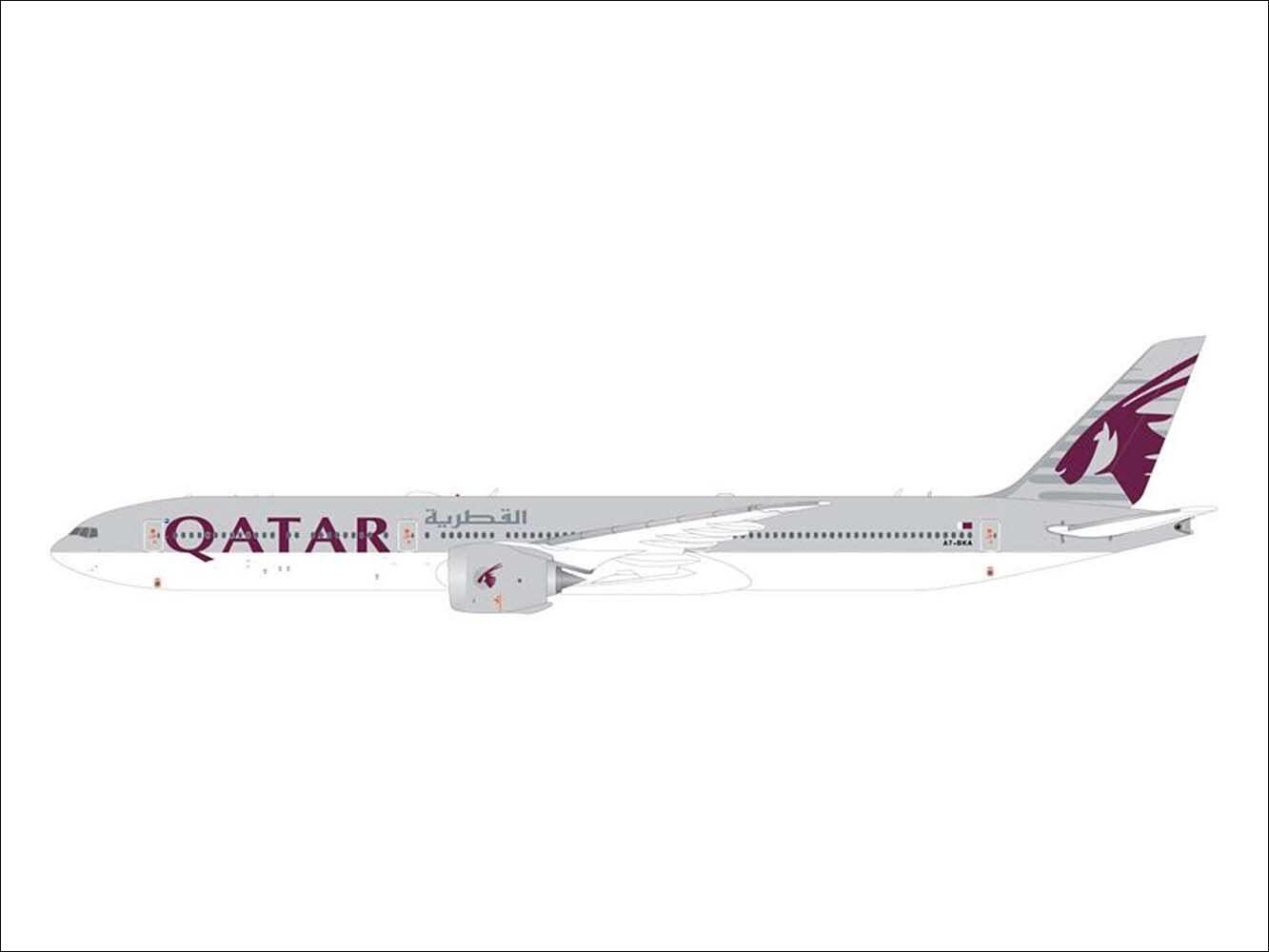 Boeing B777-9 Qatar Airways A7-BKA (with Optional Folded Wingtips)