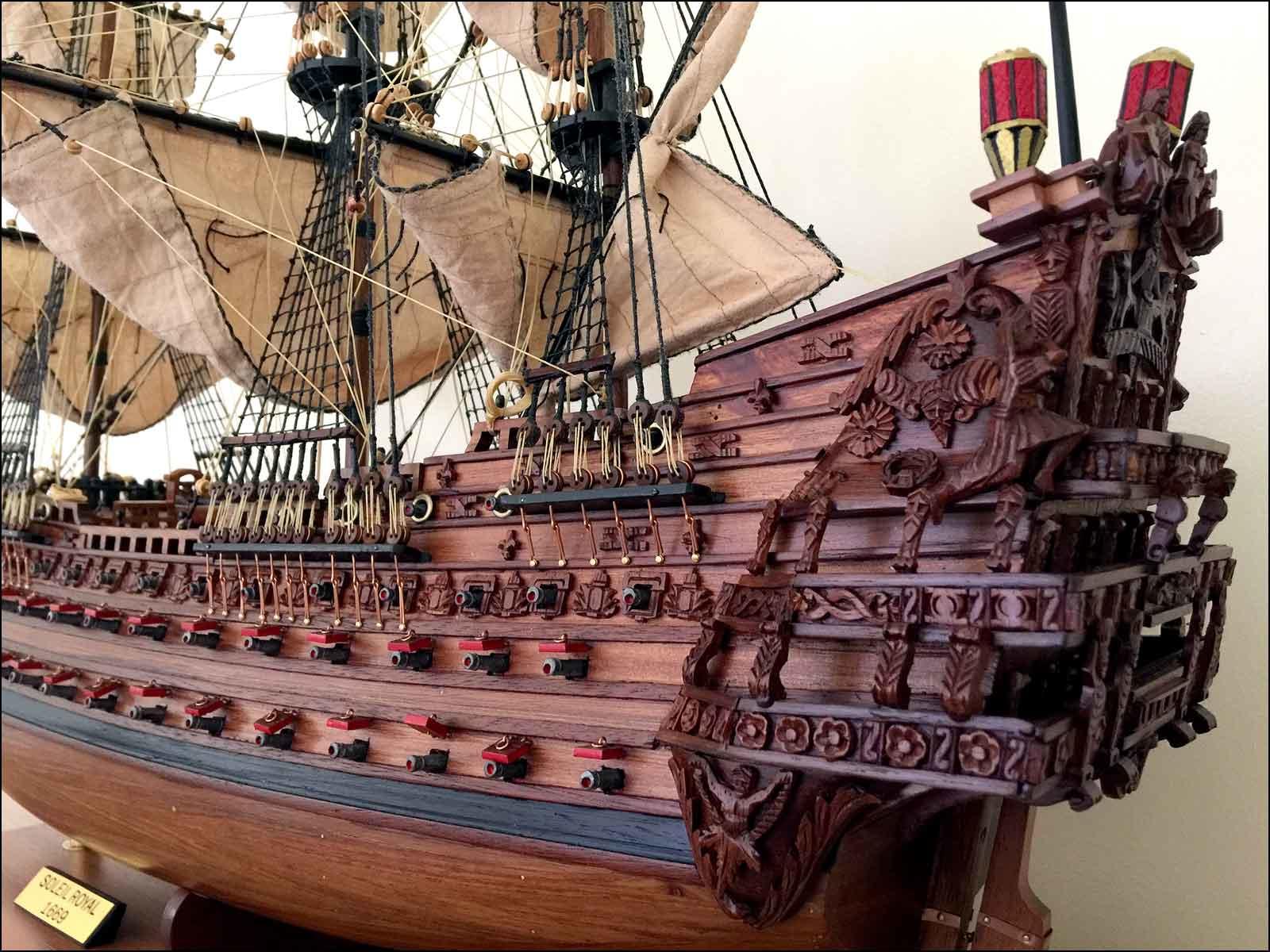 large model ships Soleil Royal