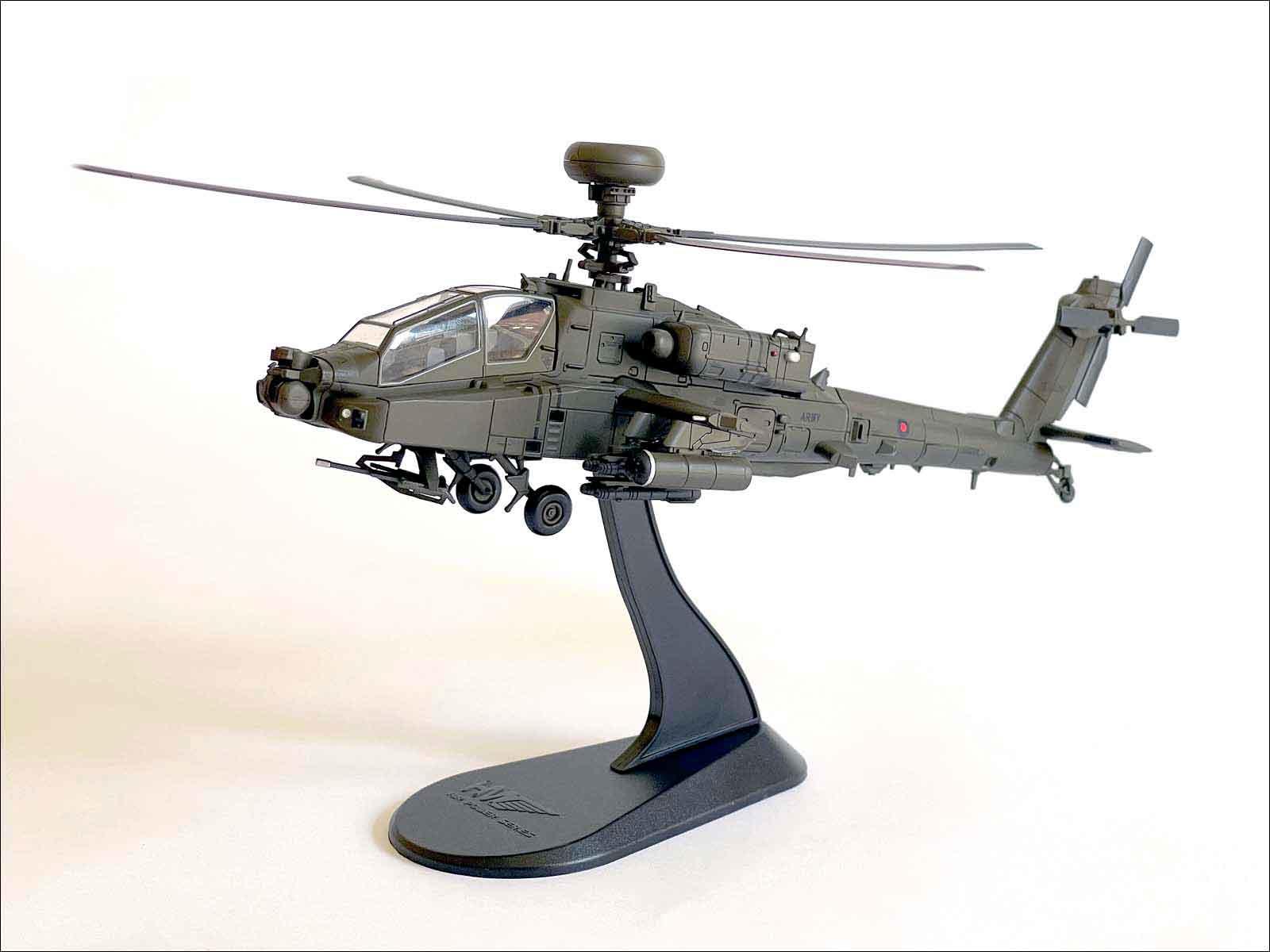 Boeing AH-64 Apache helicopter diecast model
