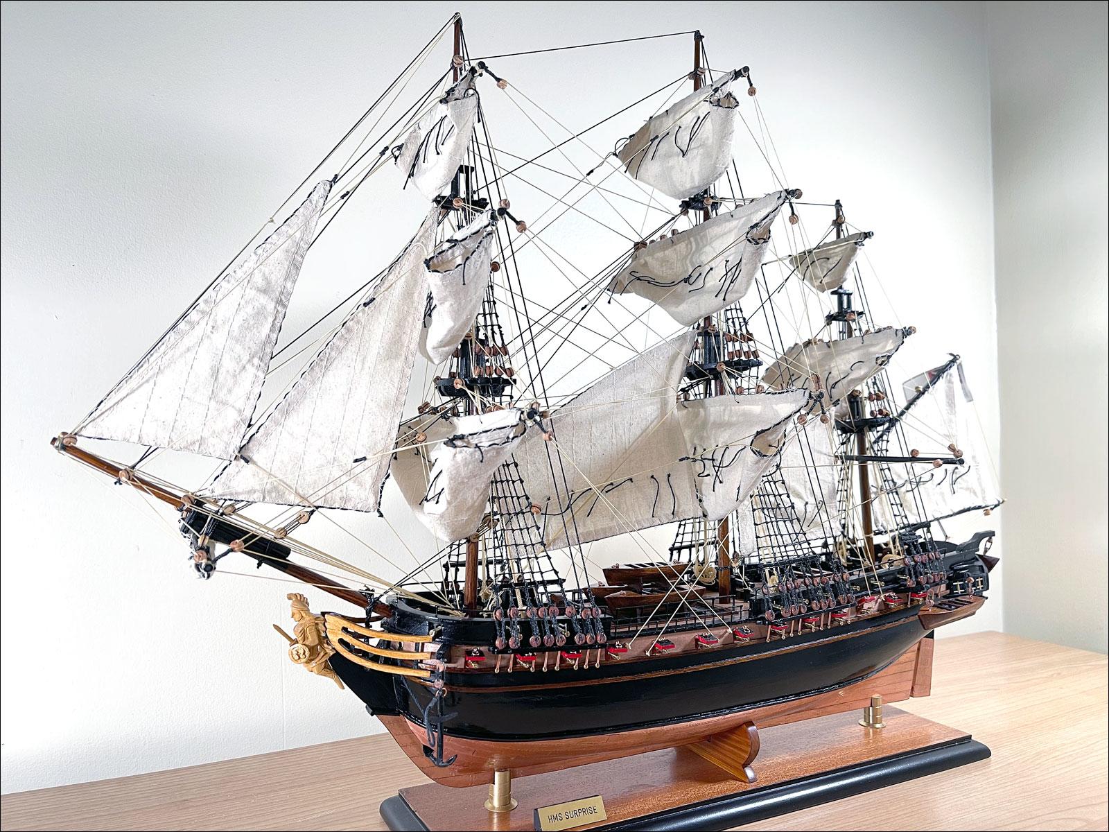 Hms Surprise Ship Model Wooden Model Ship