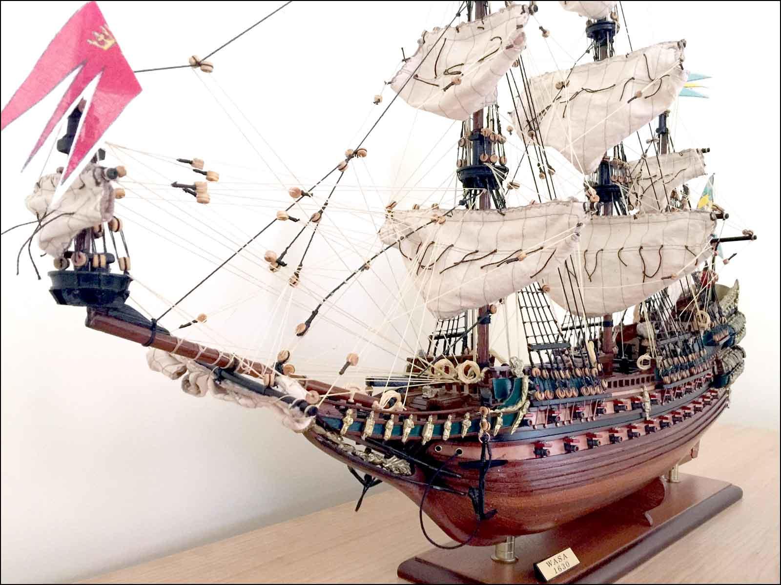 Vasa galleon models