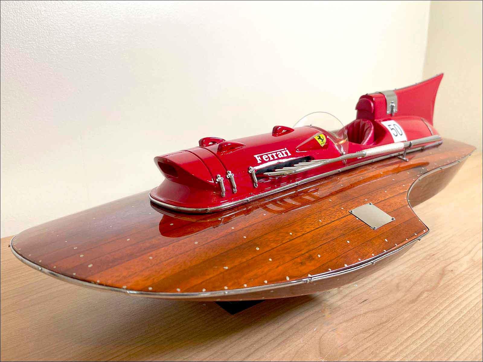 ferrari hydroplane model boat